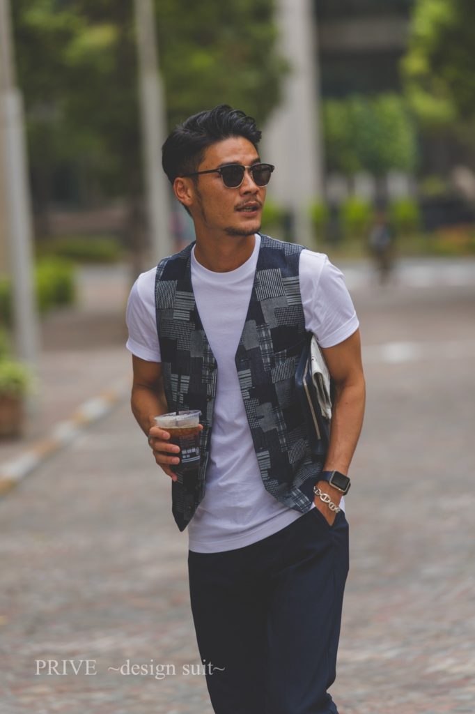 Tシャツ ジレスタイル ドレッシーコーデはこれで決まり Prive