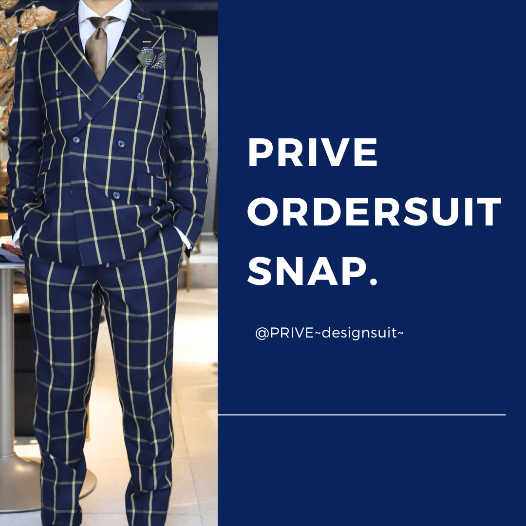 美品 PaulSmith スーツセットアップ ネイビー ペンチェック 成人式