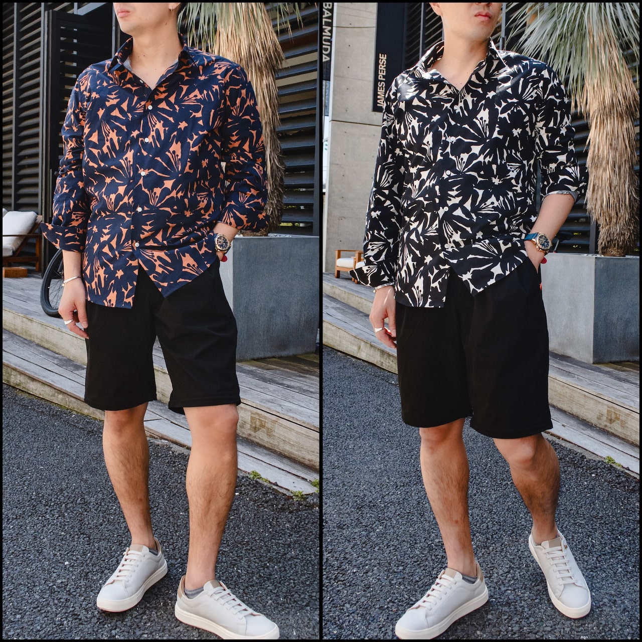 オーダーシャツ　デザインシャツ　派手柄シャツ