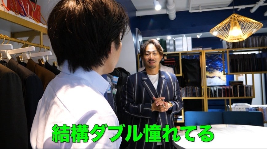 けーさんとたろー　オーダースーツプレゼント