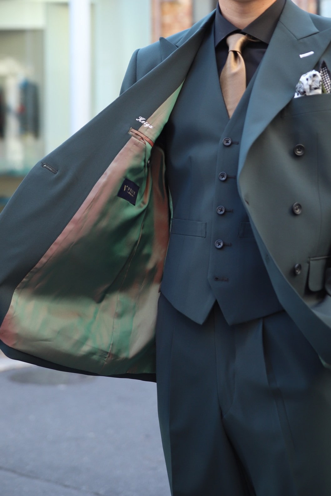 成人式スーツ　お客様スーツ　オーバーサイズスーツ