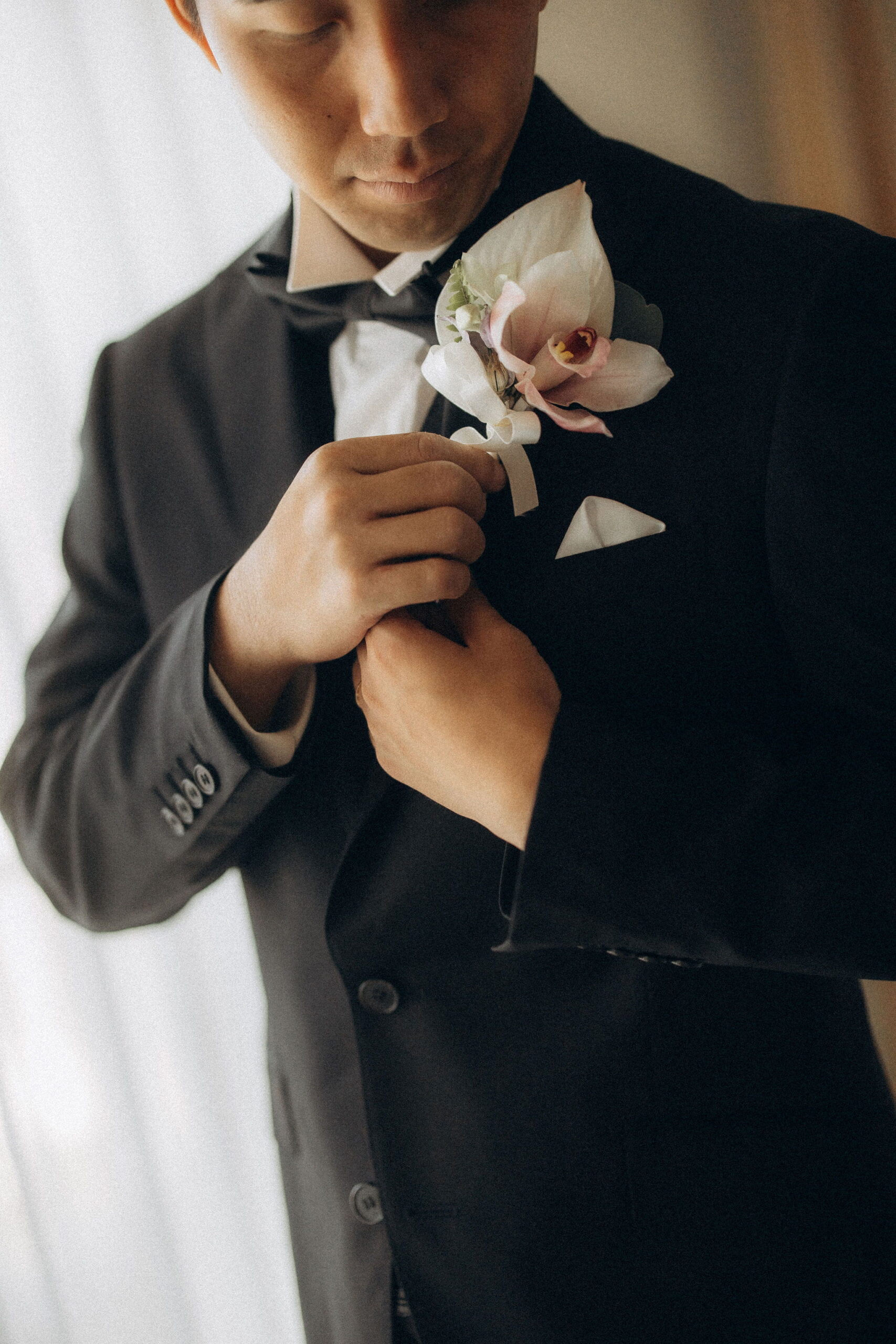 お客様スーツ ウェディングスーツ 黒スーツ ハワイ挙式