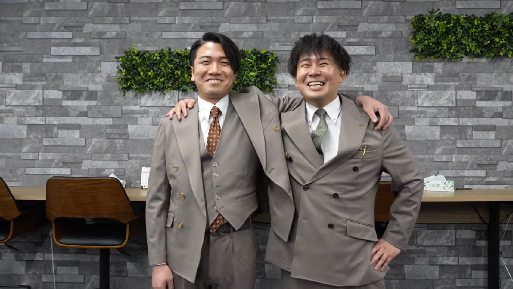 けーさんとたろー　オーダースーツ　洗えるスーツ　洗えるセットアップ　デニムスーツ 誕生日プレゼント