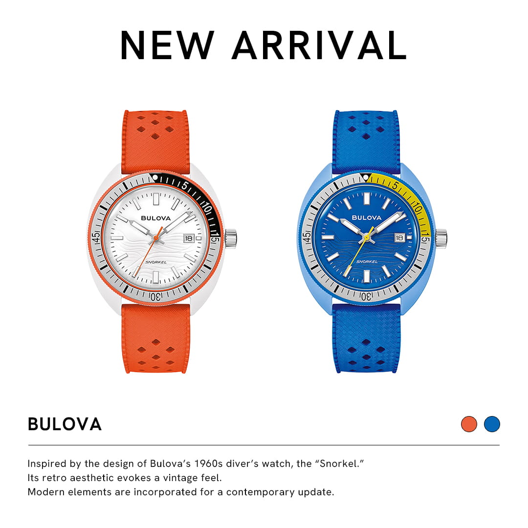 新作商品　腕時計　BULOVA スーツスタイル