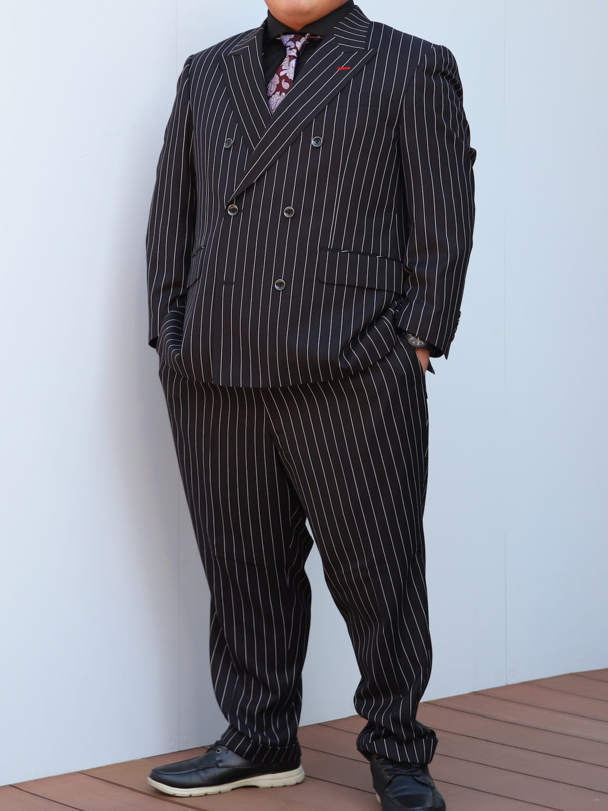 成人式スーツ　オーダースーツ　ブラックスーツ